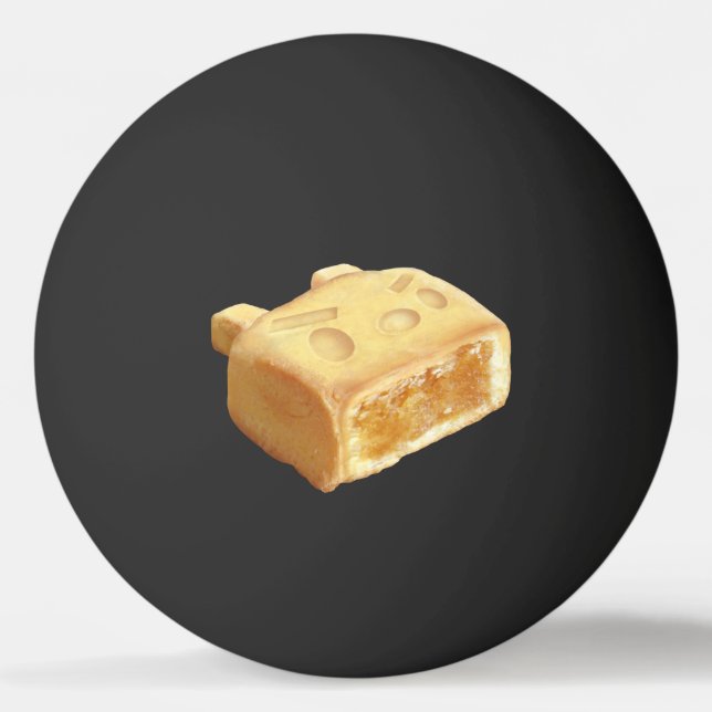Balle De Ping Pong Gâteau à l'ananas (Dos)