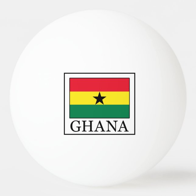 Balle De Ping Pong Ghana (Devant)