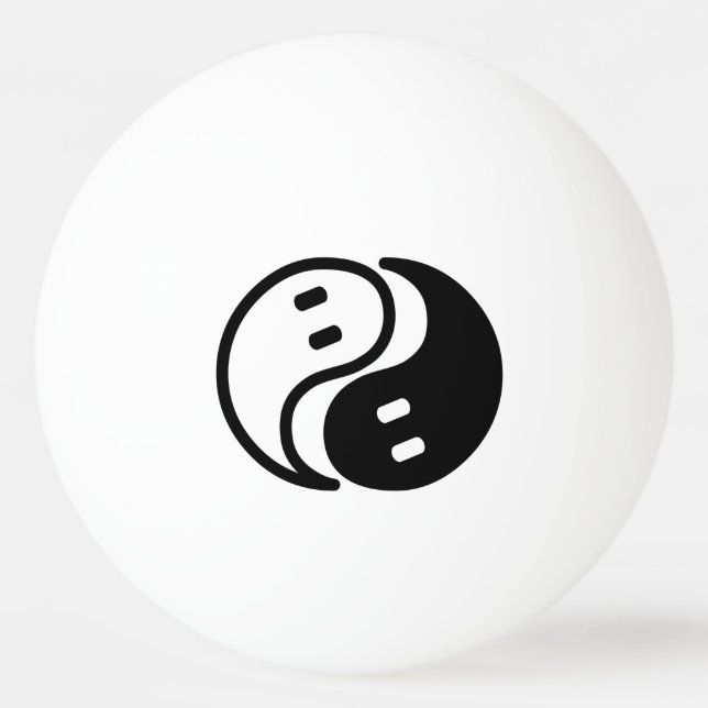 Balle De Ping Pong Ghost Yin Yang (Devant)