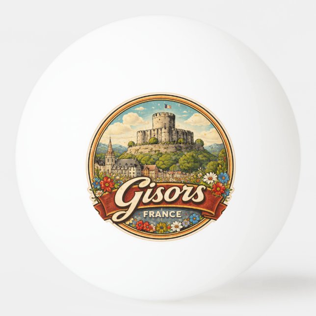 Balle De Ping Pong Gisors France (Devant)