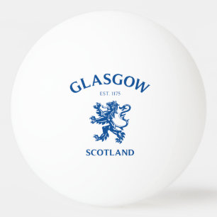BALLE DE PING PONG GLASGOW, ÉCOSSE