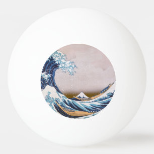 Balle De Ping Pong Grande vague du tsunami Kanagawa Japon par Hokusai