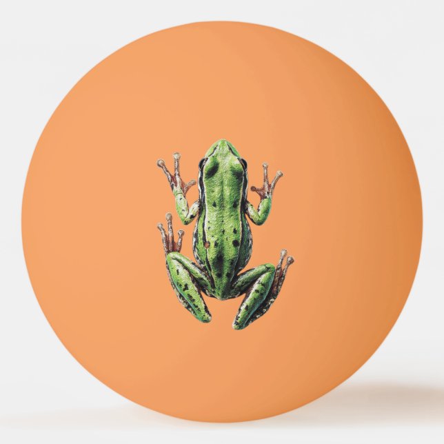 Balle De Ping Pong Grenouille rampante (Devant)