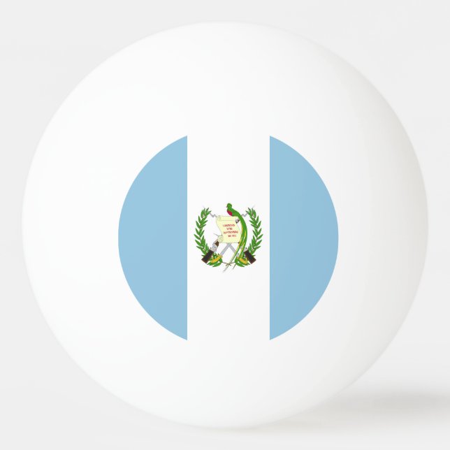 Balle De Ping Pong Guatemala (Devant)