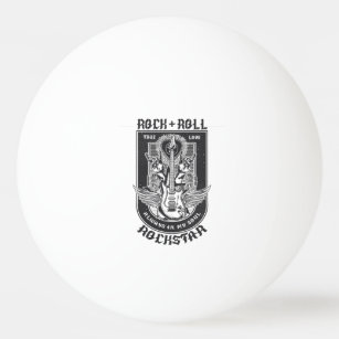 Balle De Ping Pong Guitare Rock design Golf Balls