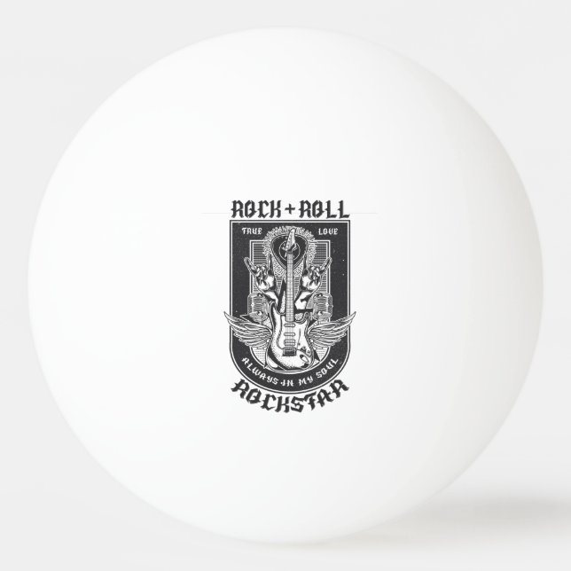 Balle De Ping Pong Guitare Rock design Golf Balls (Devant)