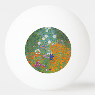 Balle De Ping Pong Gustav Klimt - Jardin de fleurs