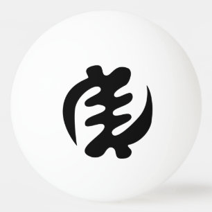 Balle De Ping Pong Gye Nyame Dieu est le symbole suprême Adinkra