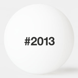 Balle De Ping Pong Hashtag 12 Anniversaire 2013