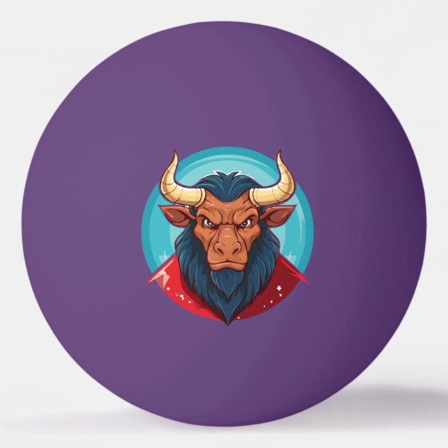 Balle De Ping Pong Head of a minotaur from greek mythology (Devant)