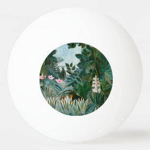 Balle De Ping Pong Henri Rousseau - La jungle équatoriale