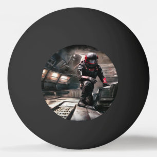 Balle De Ping Pong Héros SF Dans Le Vaisseau (3)