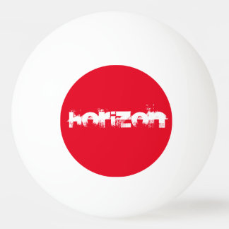 balle de ping pong horizon