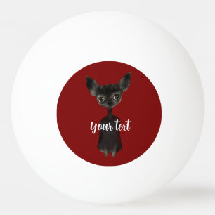 Balle De Ping Pong Housse pour ordinateur portable chihuahua rétro no