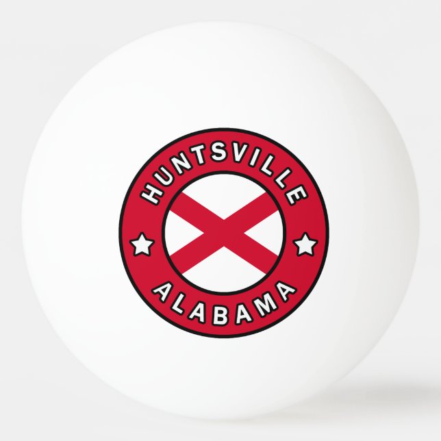 Balle De Ping Pong Huntsville Alabama (Devant)
