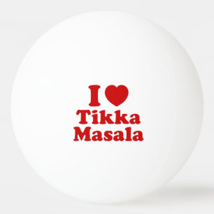 Balle De Ping Pong I Heart (Amour) Tikka Masala