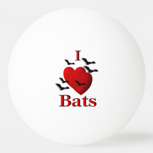 Balle De Ping Pong I Heart Bats