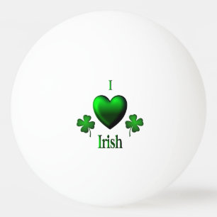 Balle De Ping Pong I Heart Irish
