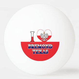 Balle De Ping Pong I Heart Love Bremond Texas