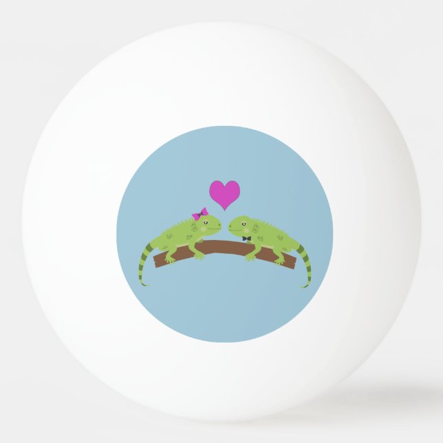 Balle De Ping Pong Iguana Love (Dos)