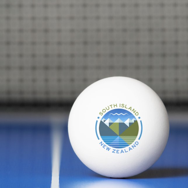 BALLE DE PING PONG ÎLE DU SUD NOUVELLE-ZÉLANDE (Filet)