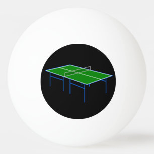 Balle De Ping Pong Illusion Optique Table Tennis Surface Ping Pong