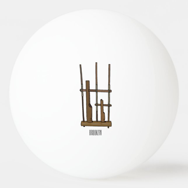 Balle De Ping Pong Illustration Angkpoumon (Devant)