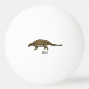 Balle De Ping Pong Illustration d'Ankylosaurus