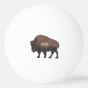 Balle De Ping Pong Illustration de bison