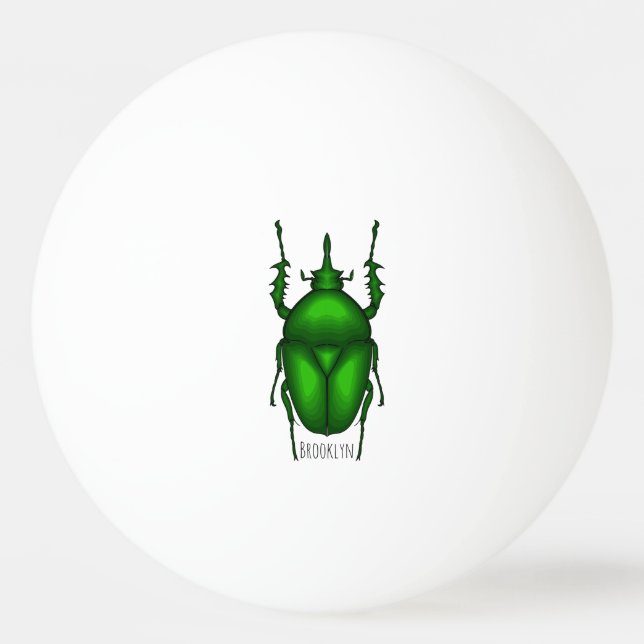 Balle De Ping Pong Illustration de bug Mecynorhina torquata (Devant)