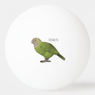 Balle De Ping Pong illustration de dessin animé de kakapo