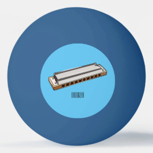 Balle De Ping Pong Illustration de dessin d'Harmonica
