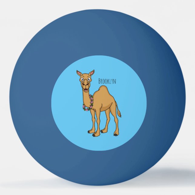 Balle De Ping Pong Illustration de dromadaire (Devant)