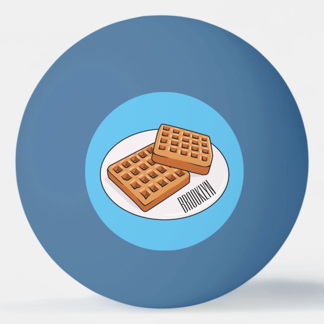 Balle De Ping Pong Illustration de gaufre (Devant)