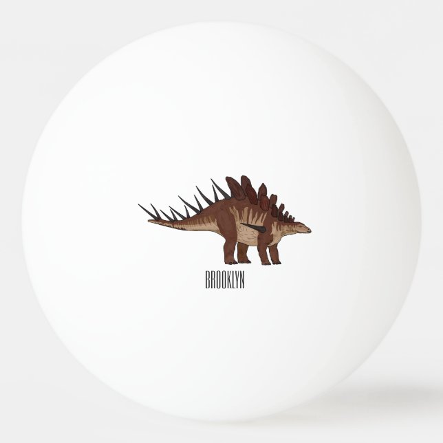 Balle De Ping Pong Illustration de Kentrosaurus (Devant)