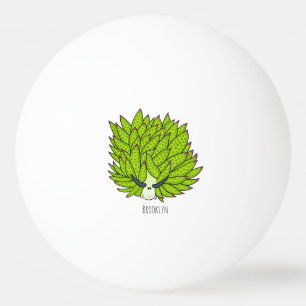 Balle De Ping Pong Illustration de la feuille de limon