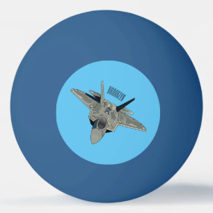 Balle De Ping Pong Illustration de l'avion de chasse