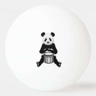 Balle De Ping Pong Illustration de l'ours de panda