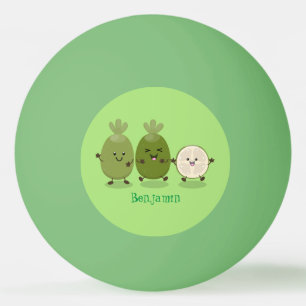 Balle De Ping Pong Illustration de mignonne guava feijoa