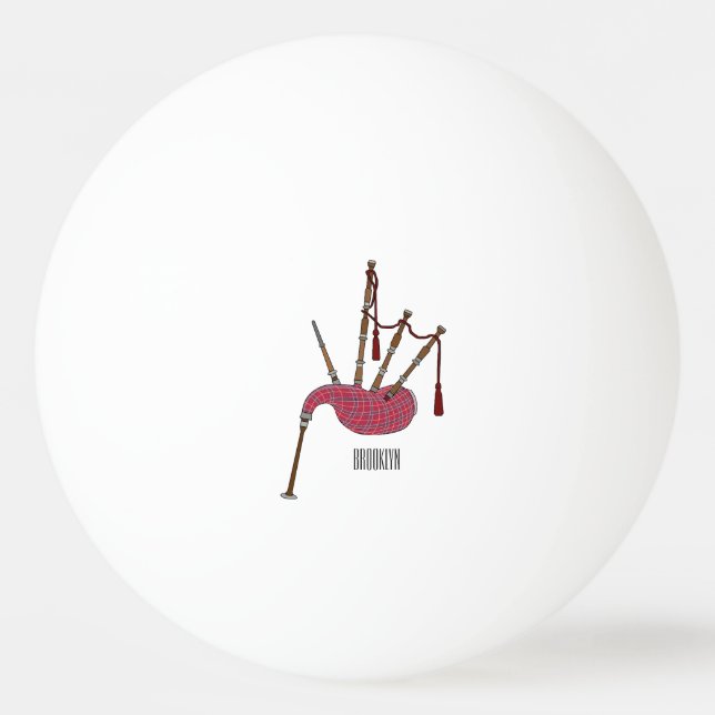 Balle De Ping Pong Illustration de pipes (Devant)