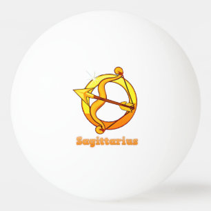 Balle De Ping Pong Illustration de Sagittaire