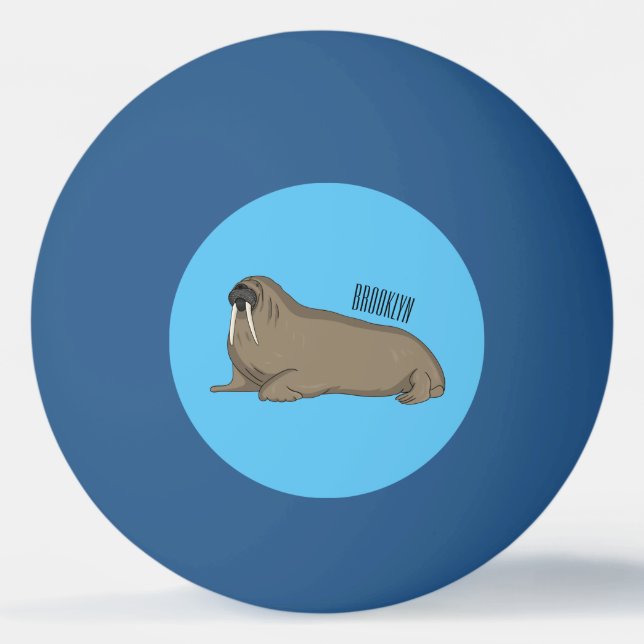 Balle De Ping Pong Illustration de Walrus (Devant)