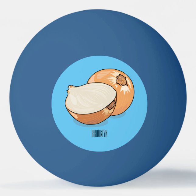 Balle De Ping Pong Illustration d'oignon (Devant)