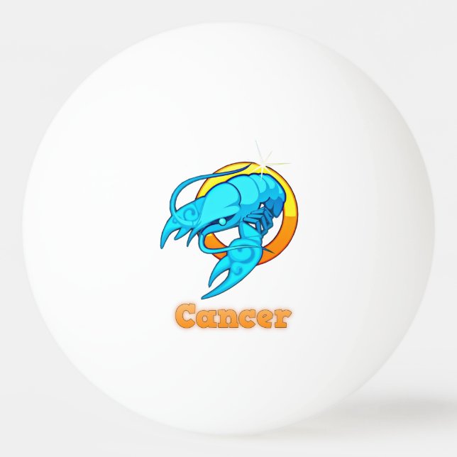 Balle De Ping Pong Illustration du cancer (Devant)