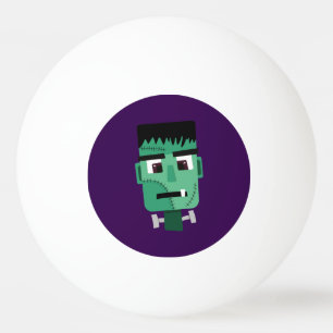 Balle De Ping Pong Illustration du monstre de Frankenstein