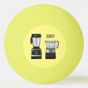 Balle De Ping Pong Illustration du processeur et du mixeur alimentair