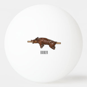 Balle De Ping Pong Illustration du rôti de porc / rôti de porc