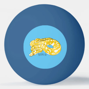 Balle De Ping Pong Illustration du serpent python birman