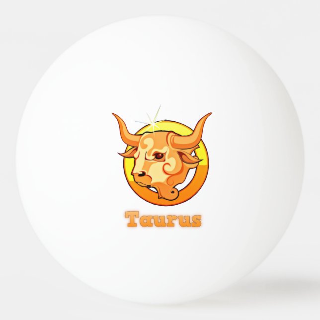 Balle De Ping Pong Illustration du Taurus (Devant)