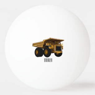 Balle De Ping Pong Illustration d'un camion à grande échelle
